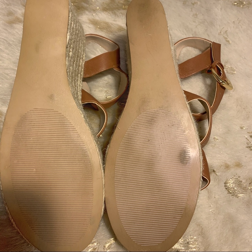 Steve Madden Valery Leather Wedges - Picture 4 of 5